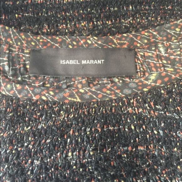 ISABEL MARANT Smocked Ruffled Silk Dress - Picture 15 of 16